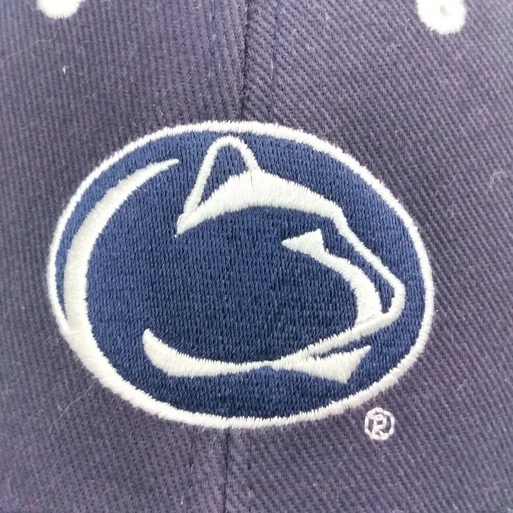 Penn State Nittany Lions Hat Signatures Baseball Cap Men's Adjustable Navy